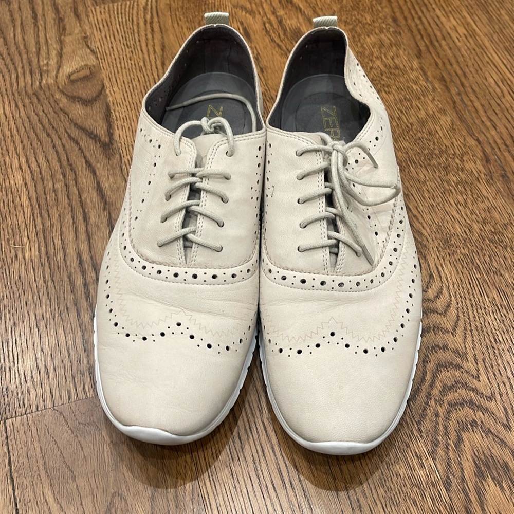 Tan Cole Haan Zero Grande tennis shoes